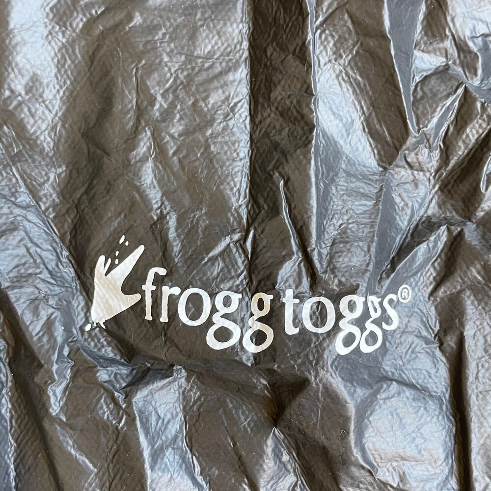 Frogg Toggs Ultra-Lite Rain Jacket Hooded Waterproof Black Youth LG - Picture 2 of 7